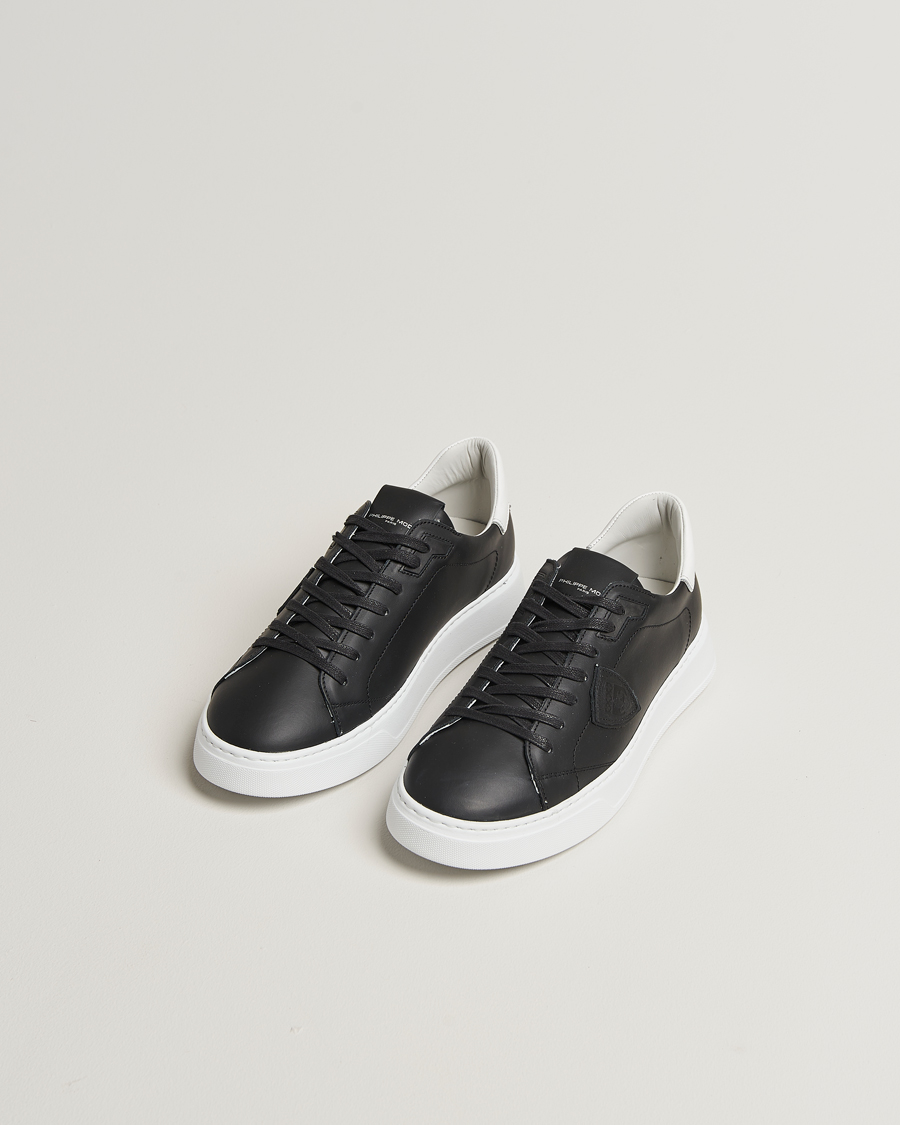 Herren | Sneaker | Philippe Model | Temple Low Top Leather Sneakers Black