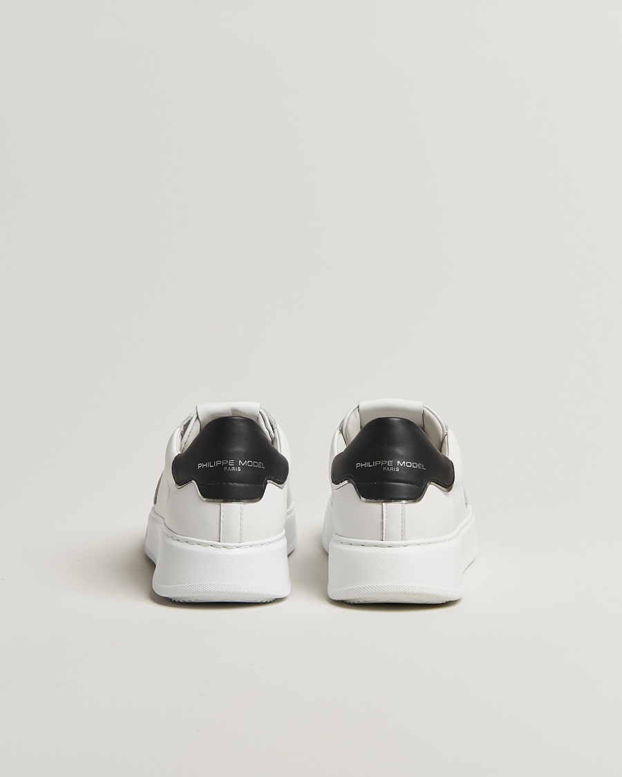 Herren | Sneaker | Philippe Model | Temple Low Top Leather Sneakers White/Black