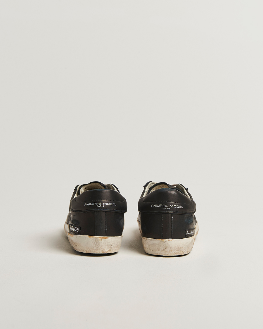 Herren | Sneaker | Philippe Model | Prsx Low Top Vintage Leather Sneakers Black