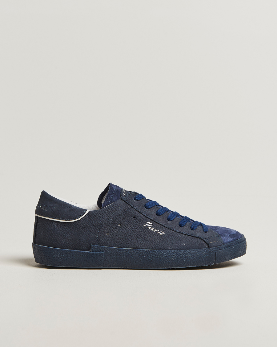 Herren | Sneaker | Philippe Model | Prsx Low Top Vintage Leather Sneakers Navy