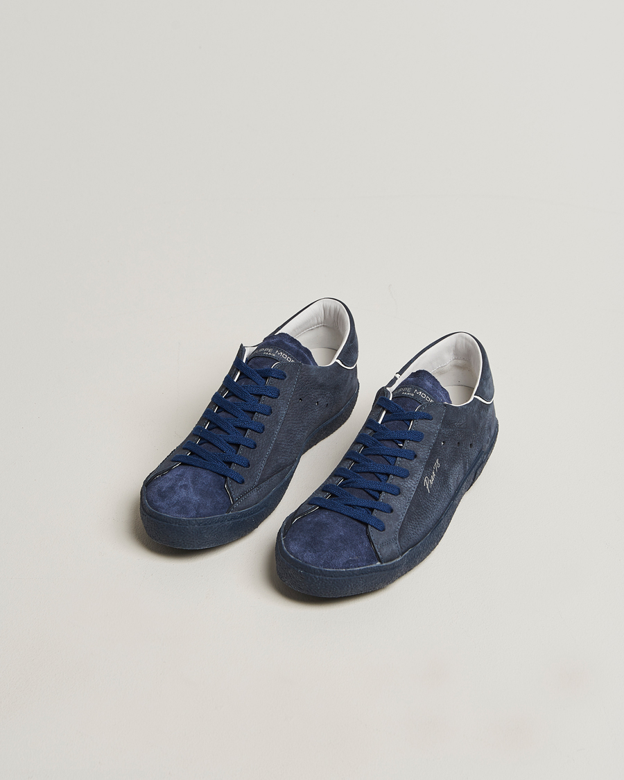 Herren | Sneaker | Philippe Model | Prsx Low Top Vintage Leather Sneakers Navy