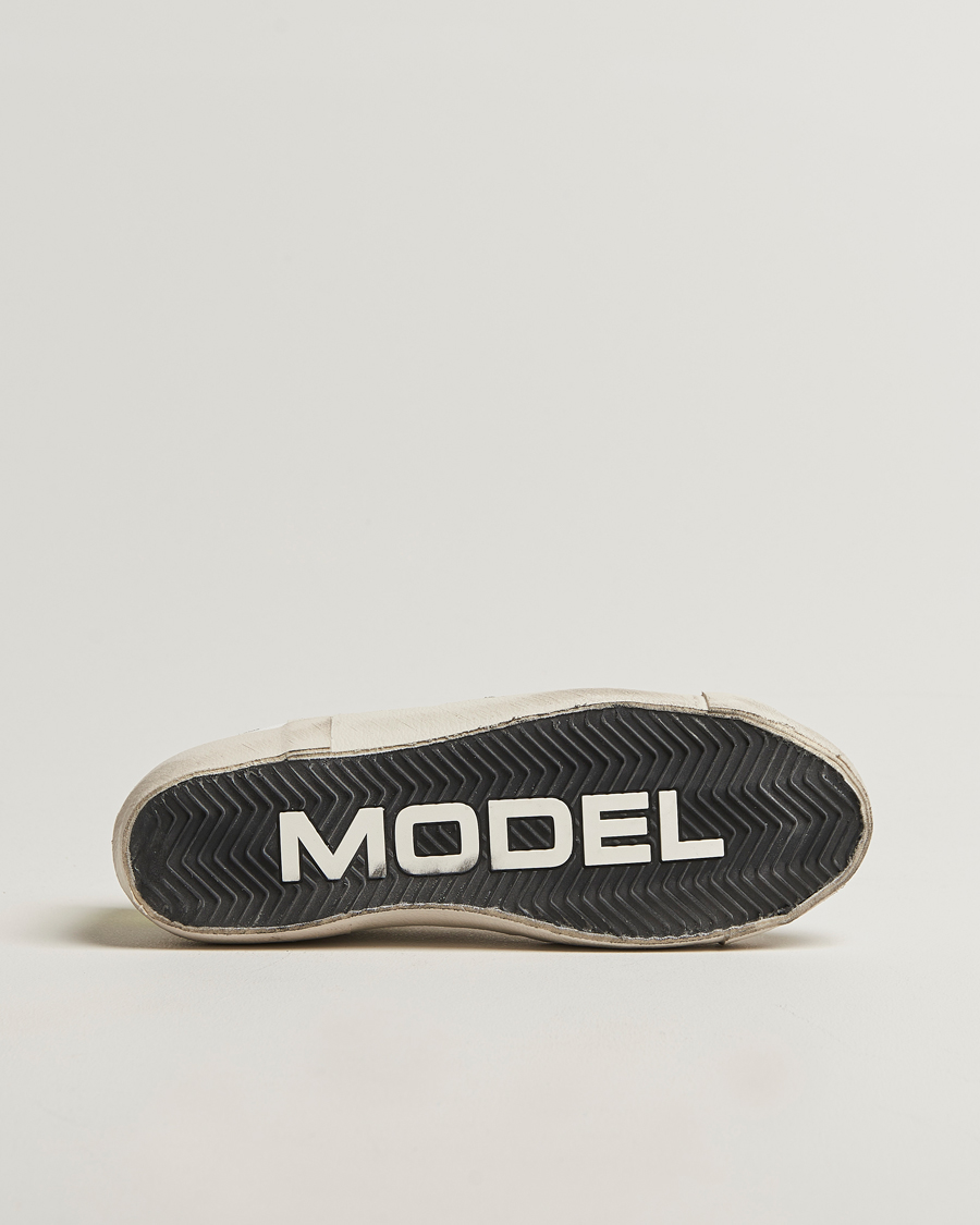 Herren | Sneaker | Philippe Model | Prsx Low Top Vintage Mix Leather Sneakers White/Military
