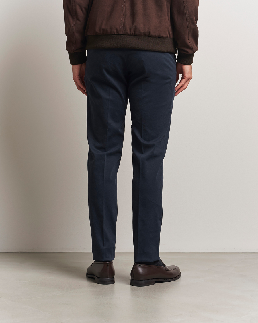 Herren | Hosen | PT01 | Slim Fit Cotton/Stretch Trousers Navy