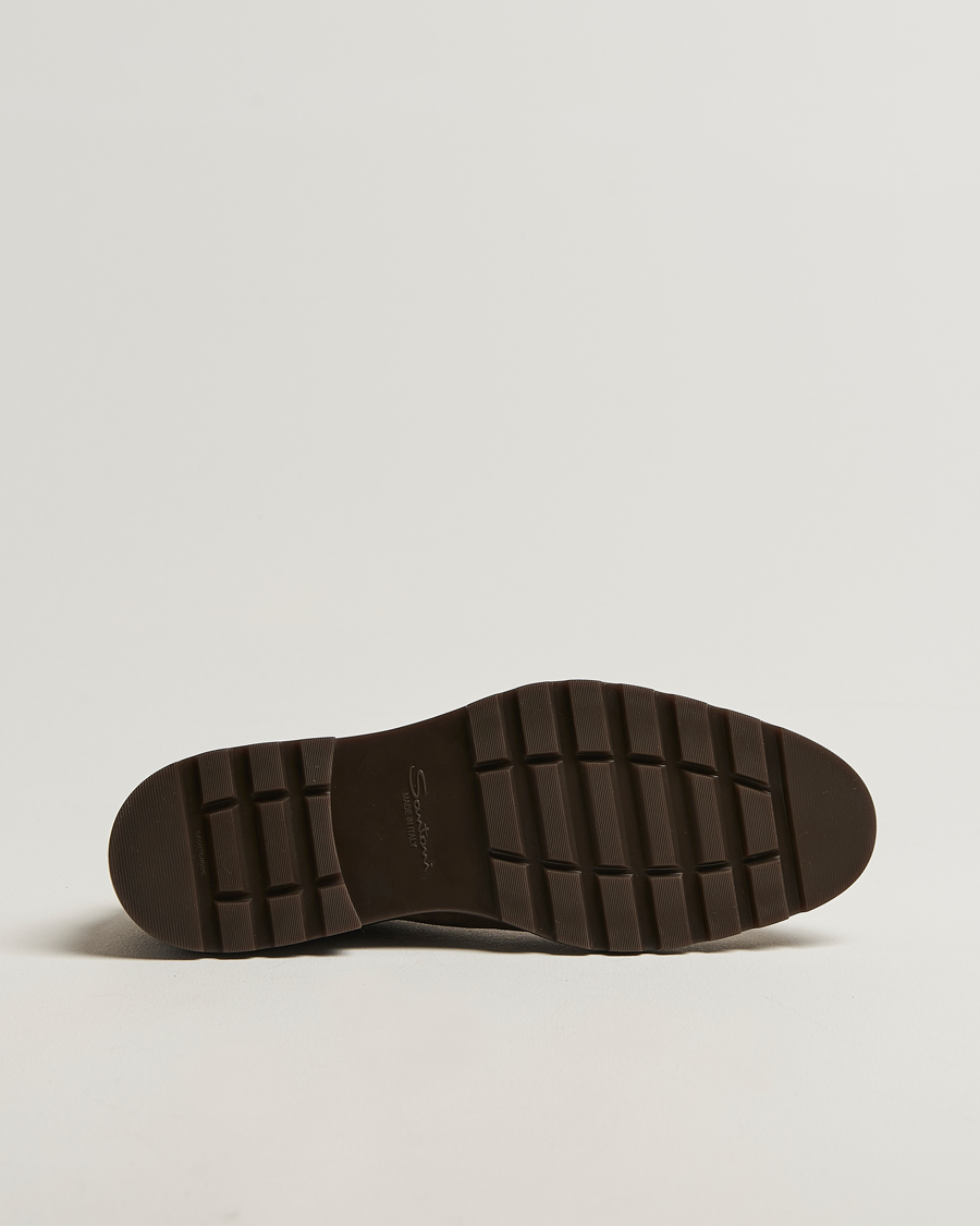 Herren | Boots | Santoni | Winter Chukka Boots Dark Brown Suede