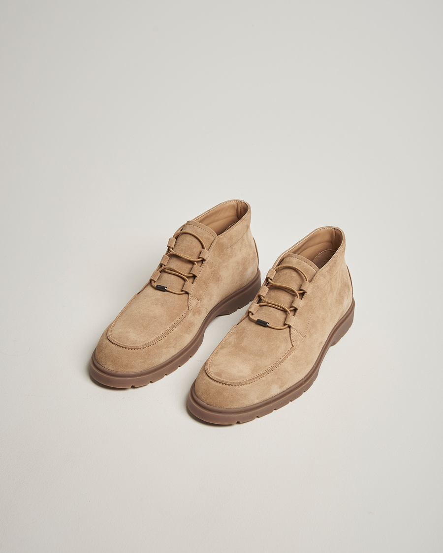 Herren | Boots | Tod's | Polacco Moc Desert Boots Beige Suede