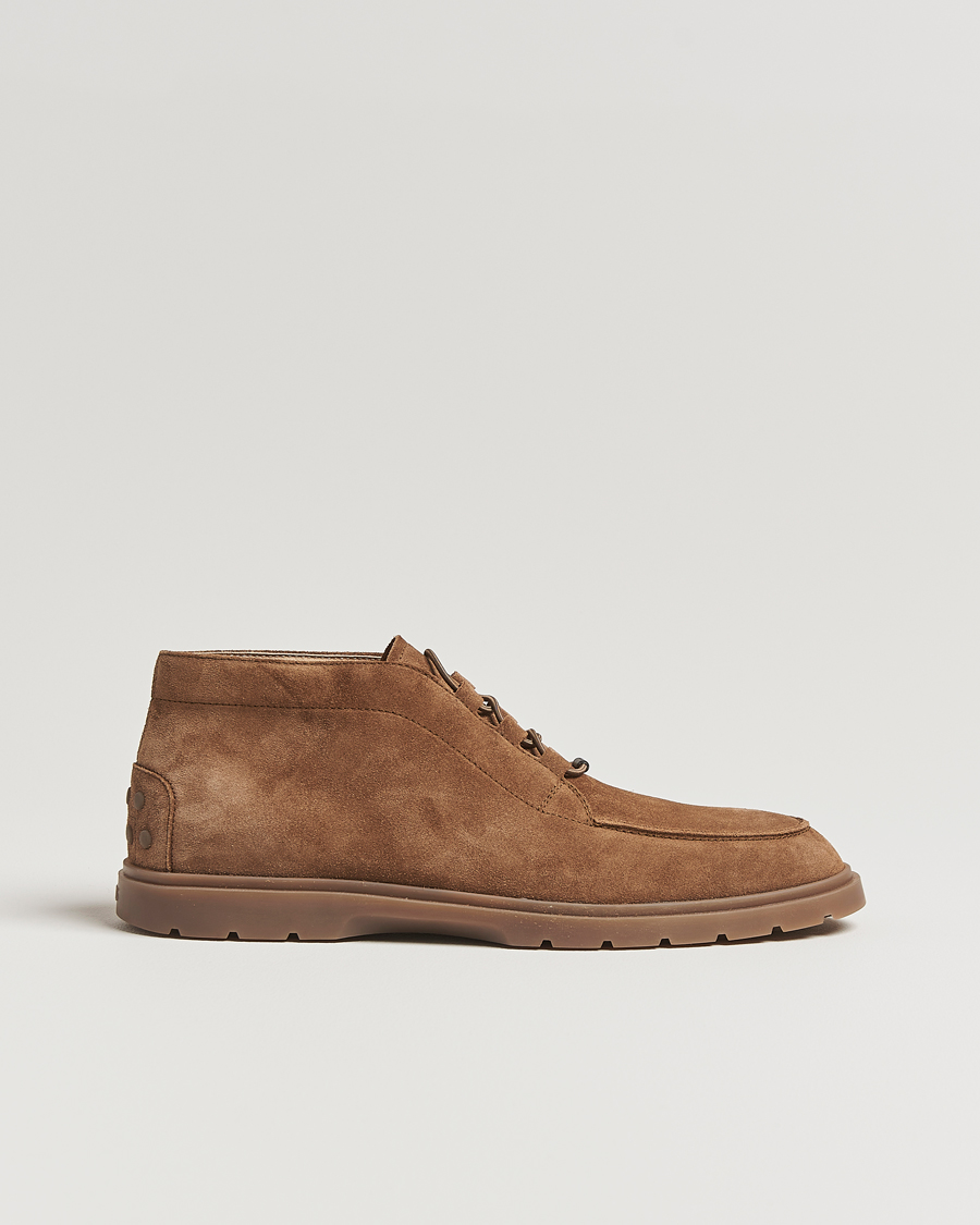 Herren | Boots | Tod's | Polacco Moc Desert Boots Brown Suede