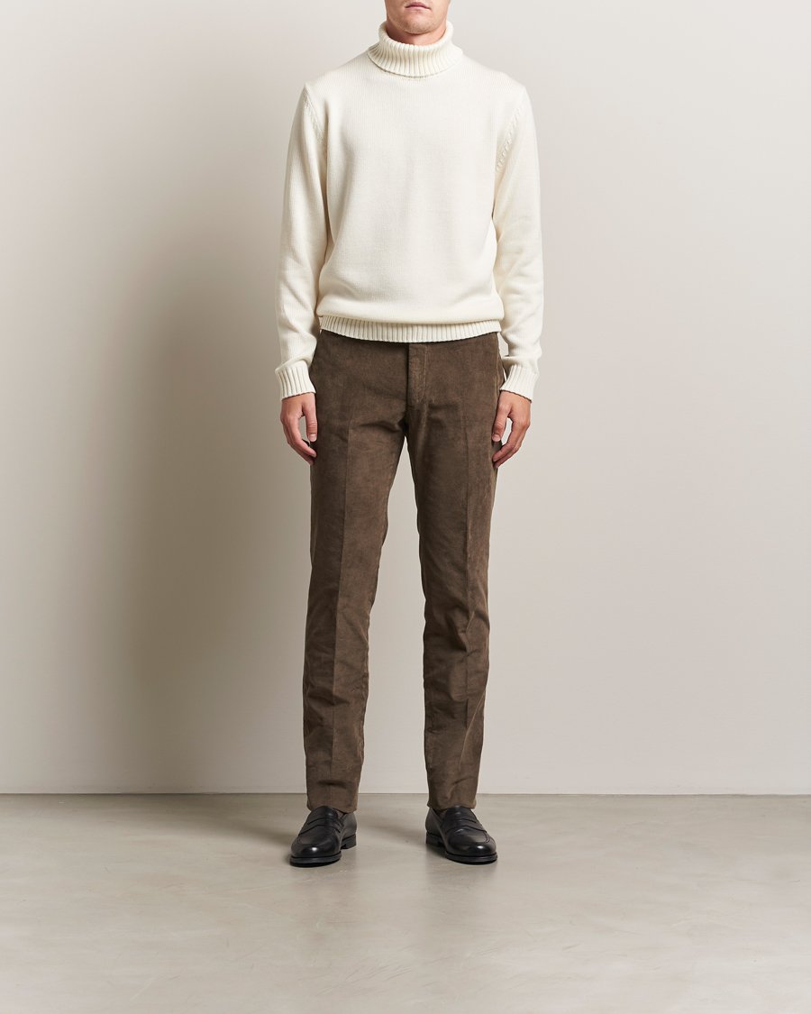 Herren | Pullover | Zanone | Virgin Merino Wool Rollneck Latte