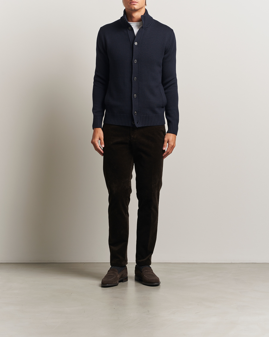 Herren | Pullover | Zanone | Virgin Merino Wool Chioto Navy