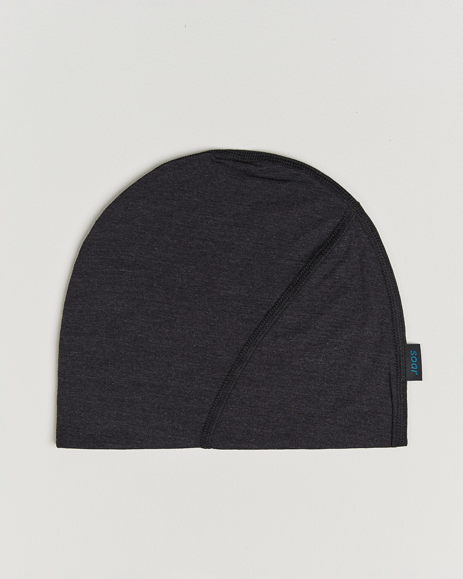 Herren | Mützen | SOAR Running | Silk Merino Beanie Dark Grey