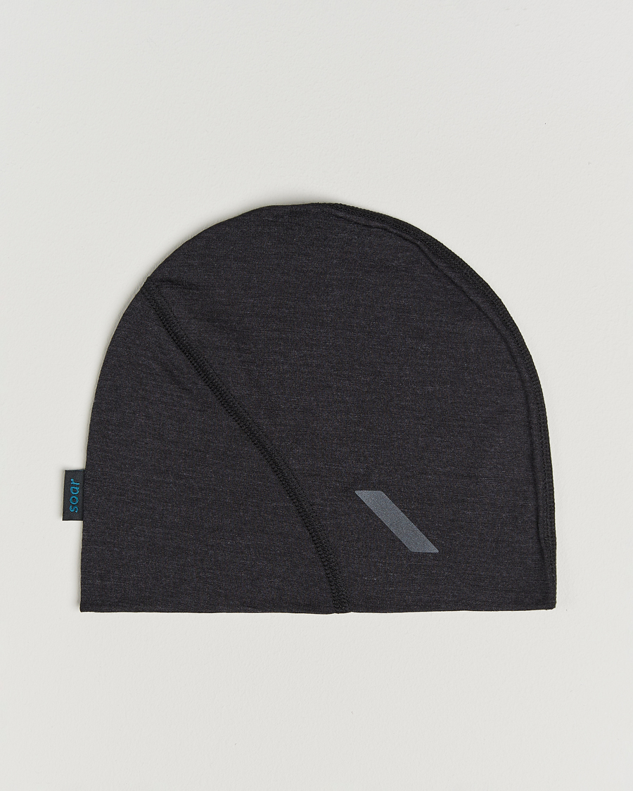 Herren | Mützen | SOAR Running | Silk Merino Beanie Dark Grey