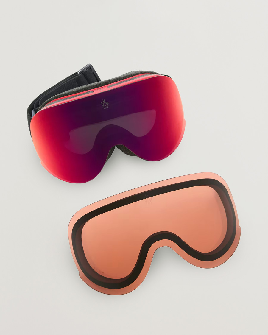 Herren | Sonnenbrillen | Moncler Lunettes | Snowflare Ski Goggles Black/Red