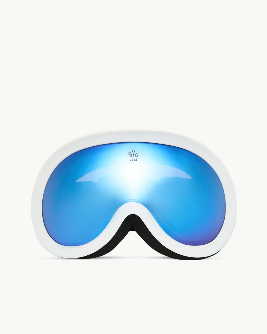 Herren | Sonnenbrillen | Moncler Lunettes | 0ME8018 Ski Goggles White/Blue