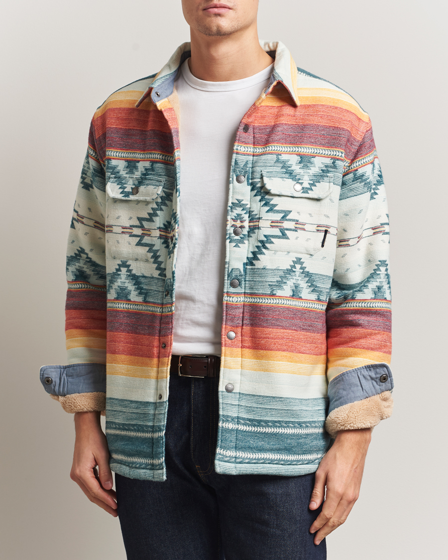 Herren | Pullover | Pendleton | Bay City Teddy Lined Shirt Jacket Saltillo Stripe