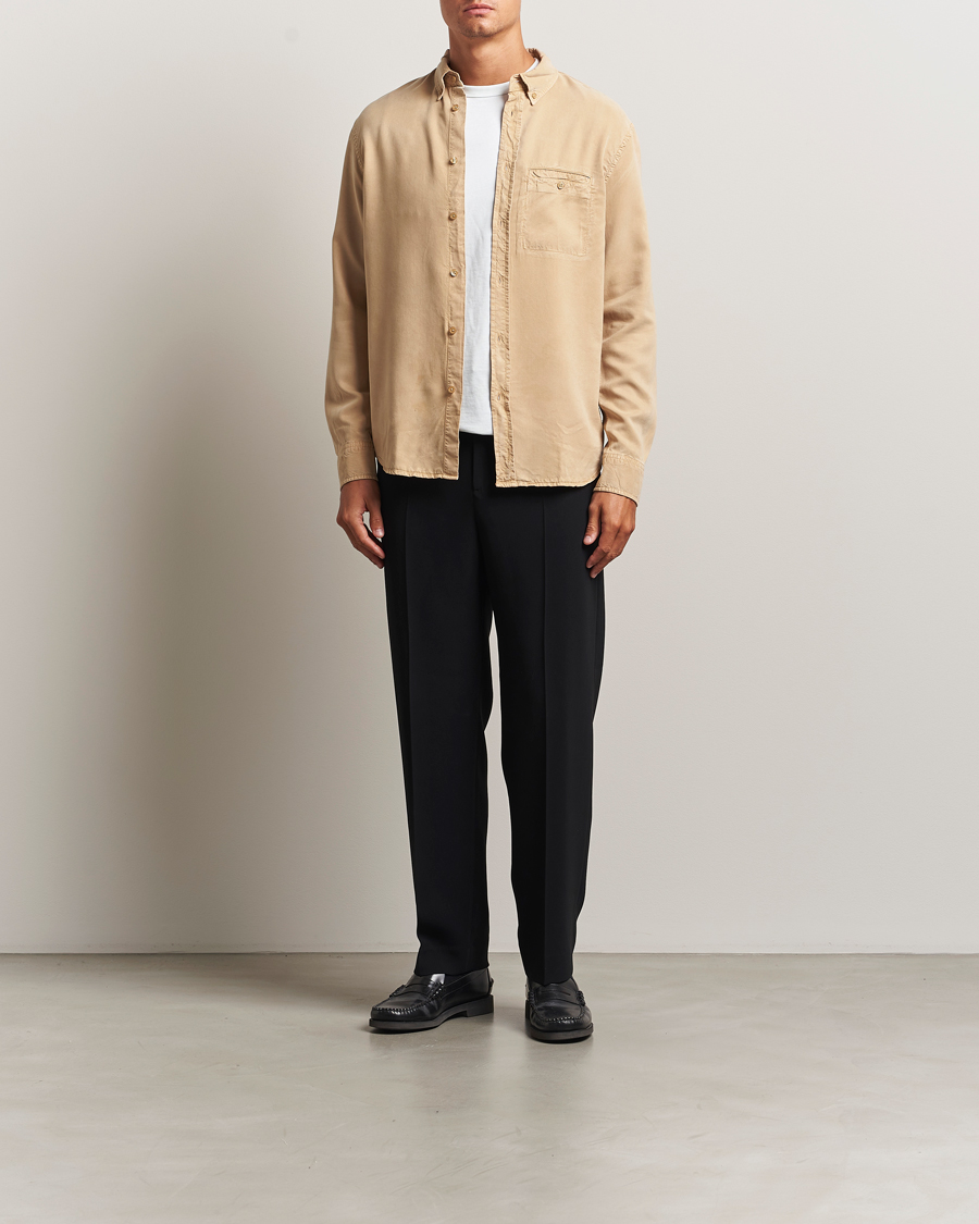 Herren | Hemden | Filippa K | Zachary Lyocell Shirt Latte Beige