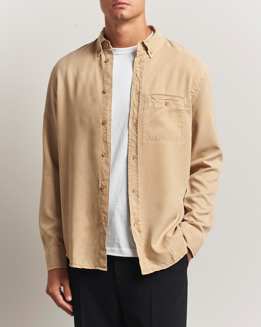 Herren | Hemden | Filippa K | Zachary Lyocell Shirt Latte Beige