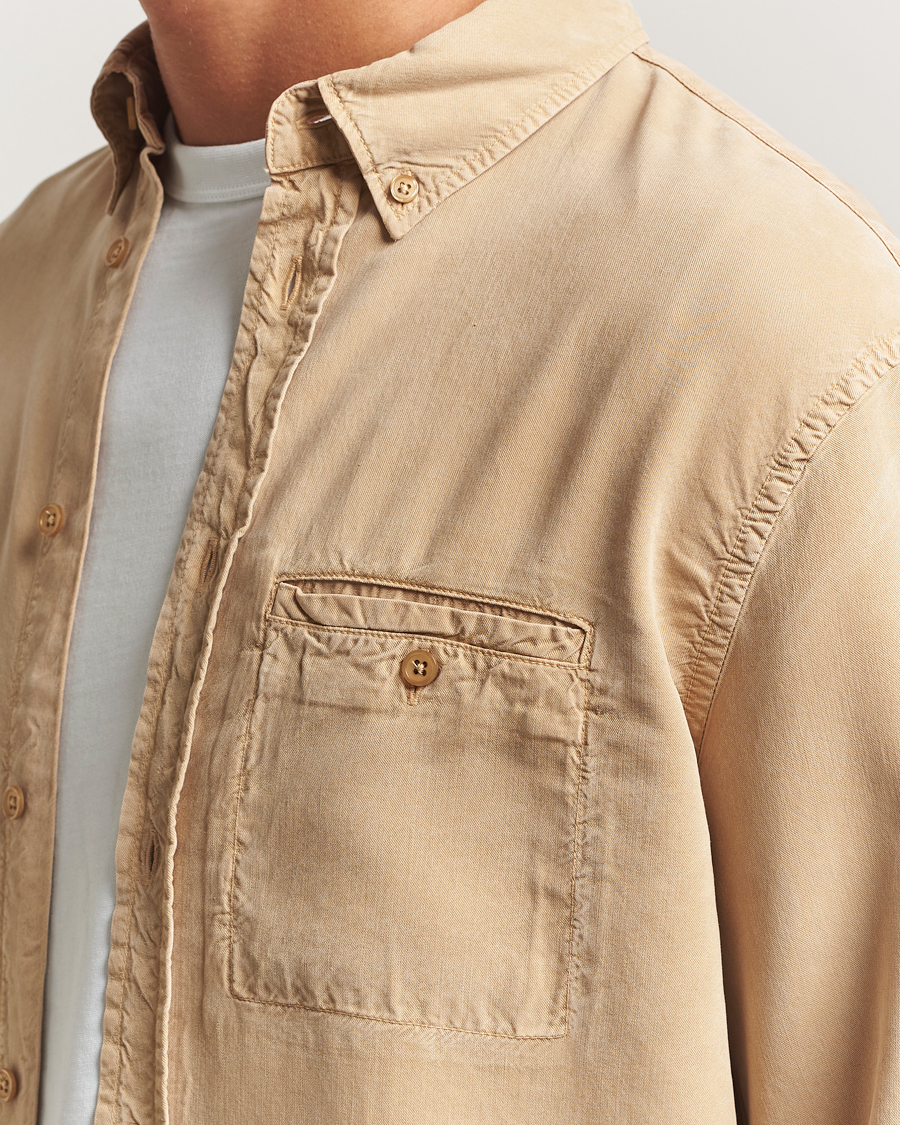 Herren | Hemden | Filippa K | Zachary Lyocell Shirt Latte Beige