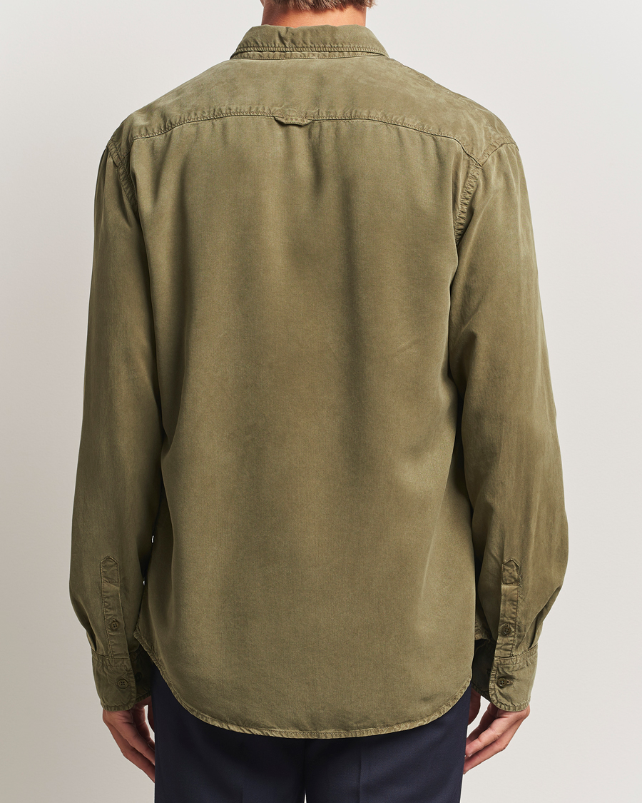 Herren | Hemden | Filippa K | Zachary Lyocell Shirt Dark Olive
