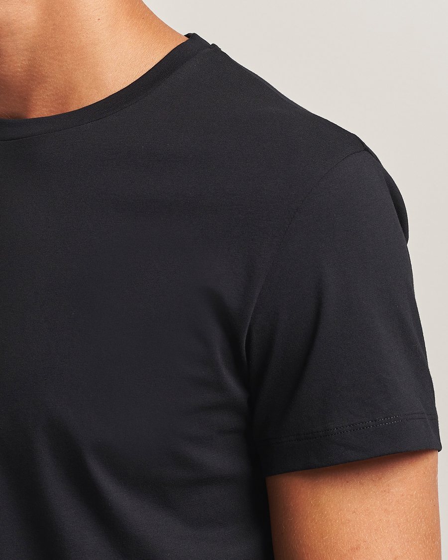 Herren | T-Shirts | Filippa K | Lightweight Cotton Crew Neck T-Shirt Black