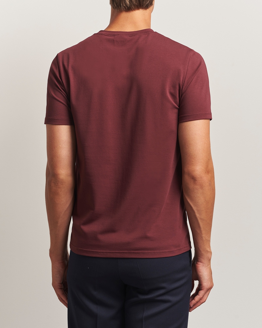 Herren | T-Shirts | Filippa K | Soft Lycra T-Shirt Burgundy
