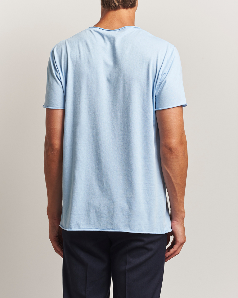 Herren | T-Shirts | Filippa K | Roll Neck Crew Neck T-Shirt Frost Blue