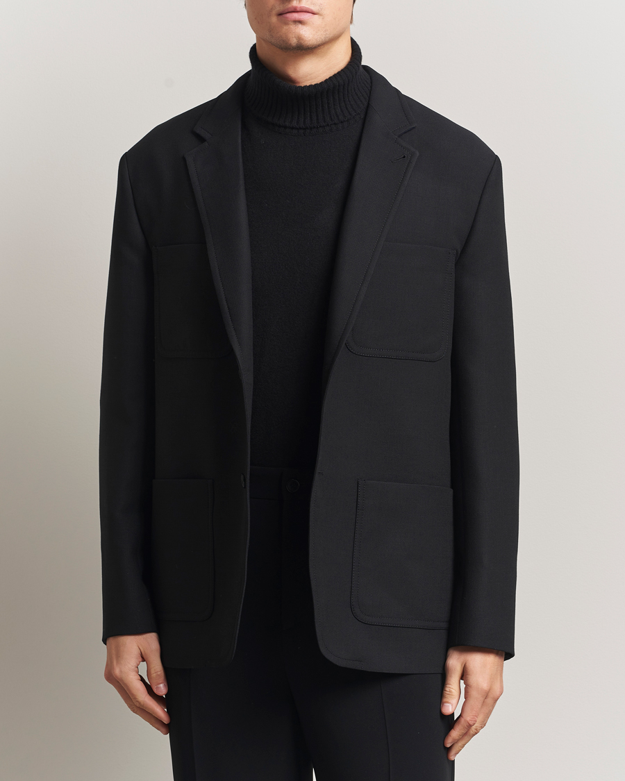 Herren | Sakkos | Filippa K | Riley Wool Workwear Blazer Black
