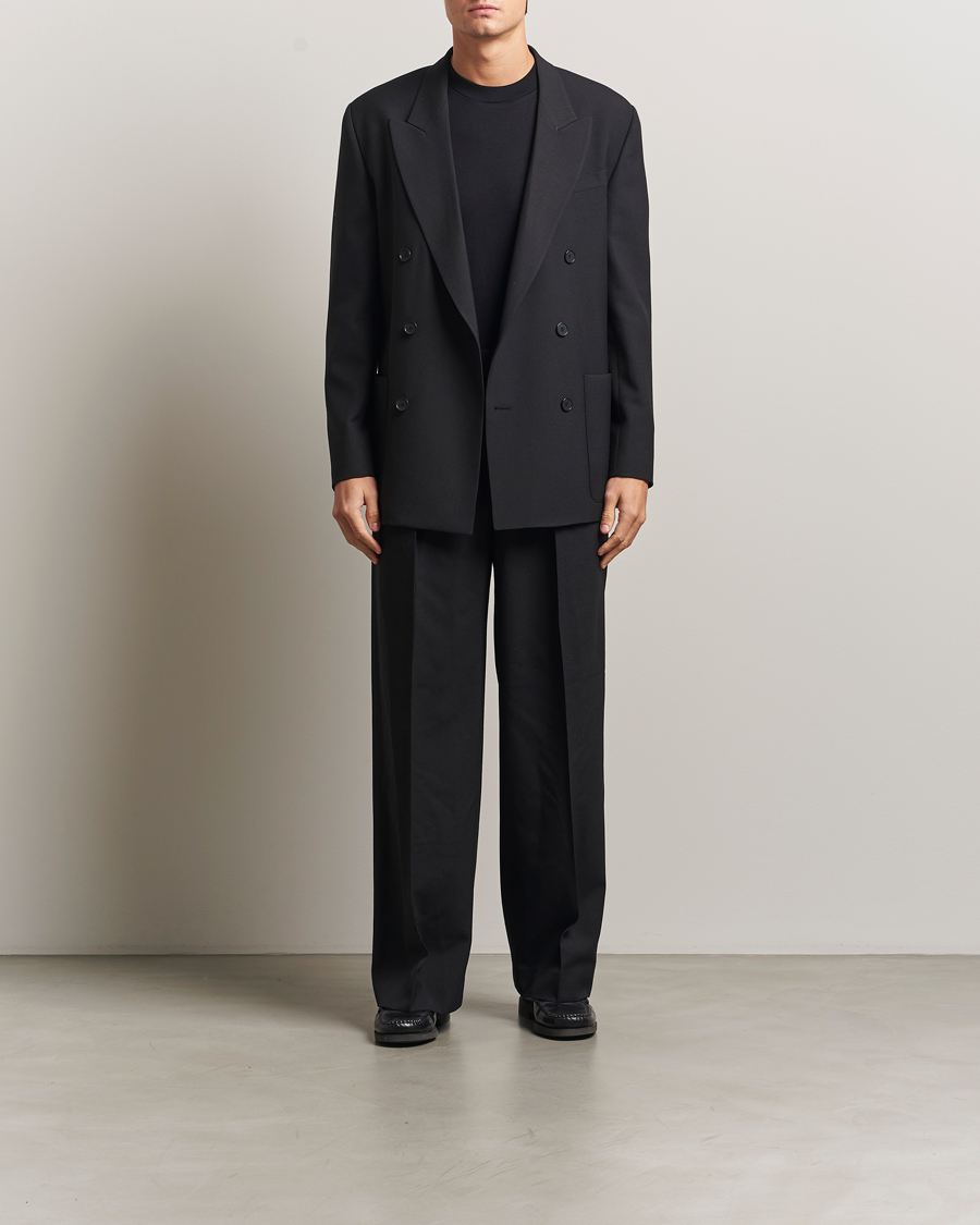 Herren | Sakkos | Filippa K | Michael Wool Double Breasted Blazer Black