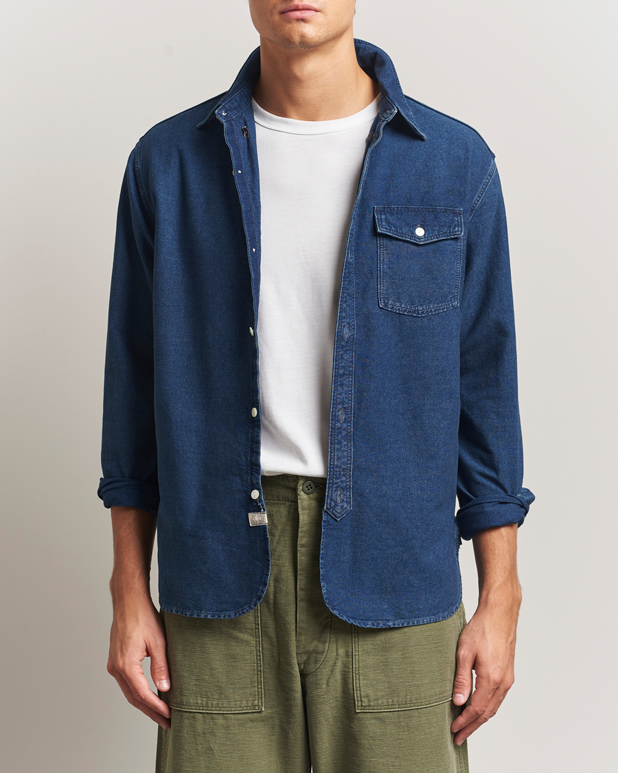 Herren | Hemden | RRL | Oxford Denim Shirt Indigo