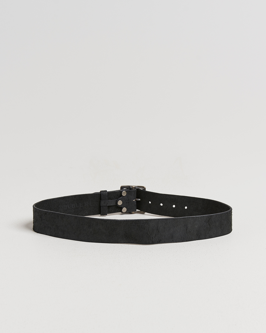 Herren | Gürtel | RRL | Jones Tumbled Leather Belt Black