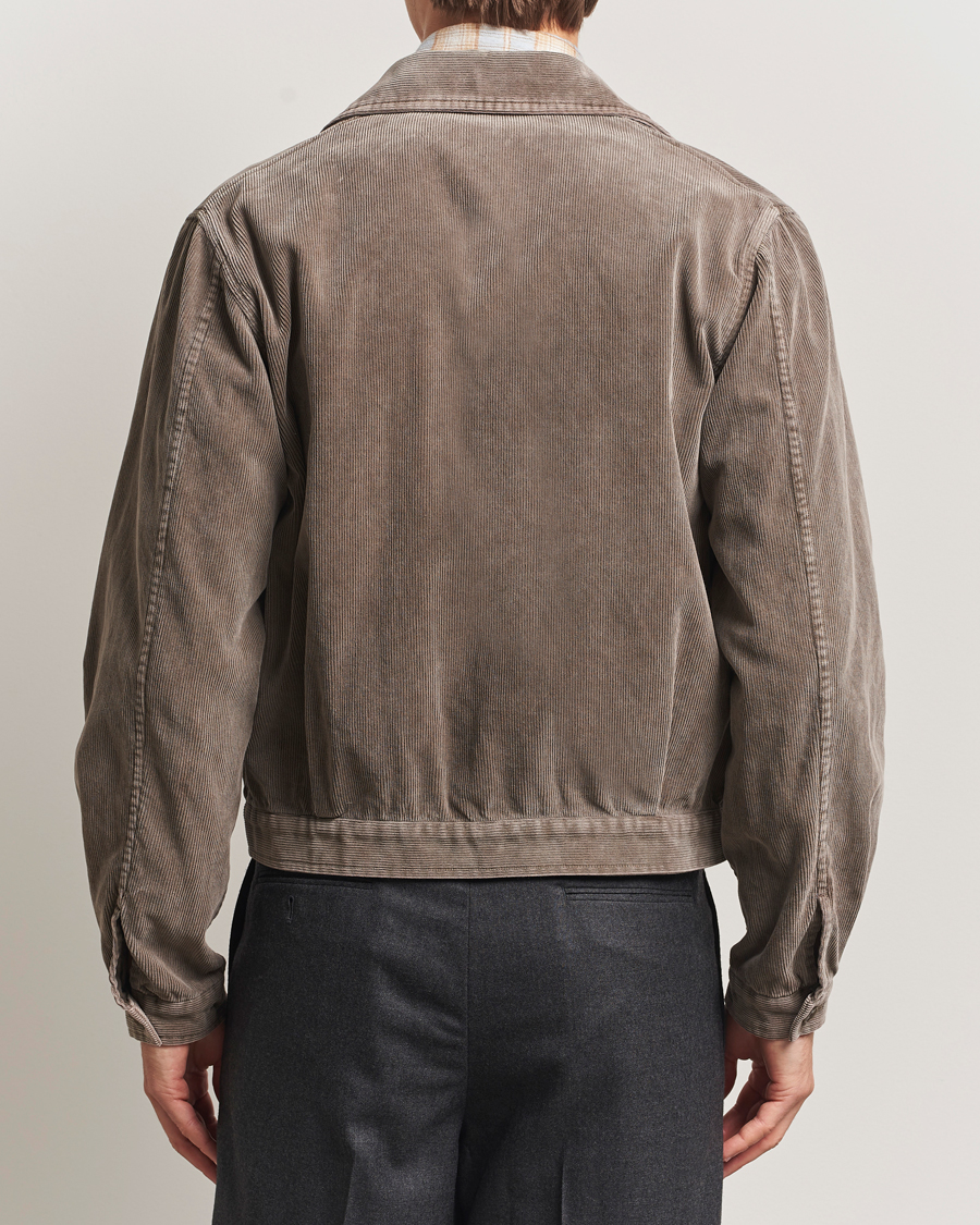 Herren | Jacken | Auralee | Corduroy Bomber Jacket Olive