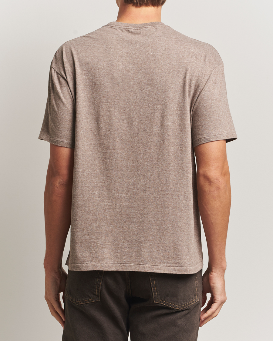 Herren | T-Shirts | Auralee | Seamless Crew Neck T-Shirt Top Brown