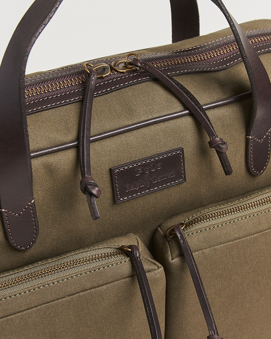 Herren | Taschen | Polo Ralph Lauren | Commuter Canvas Messenger Bag Defender Green/Brown