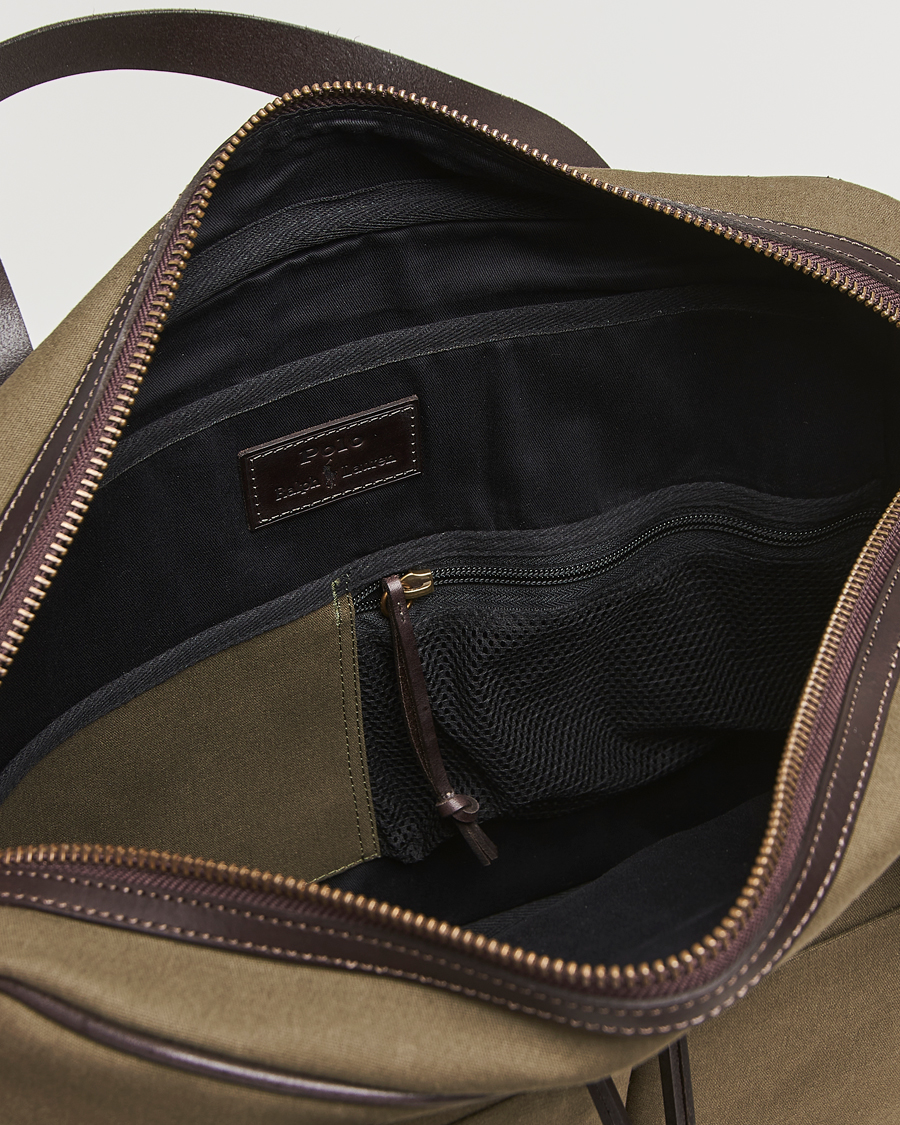 Herren | Taschen | Polo Ralph Lauren | Commuter Canvas Messenger Bag Defender Green/Brown