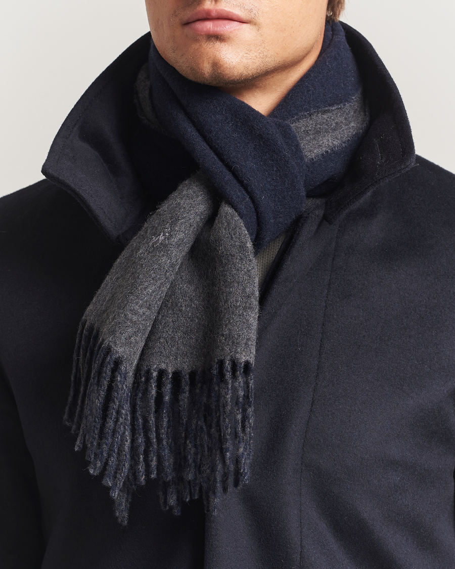 Herren | Schals | Polo Ralph Lauren | Reversible Wool Scarf Navy/Charcoal