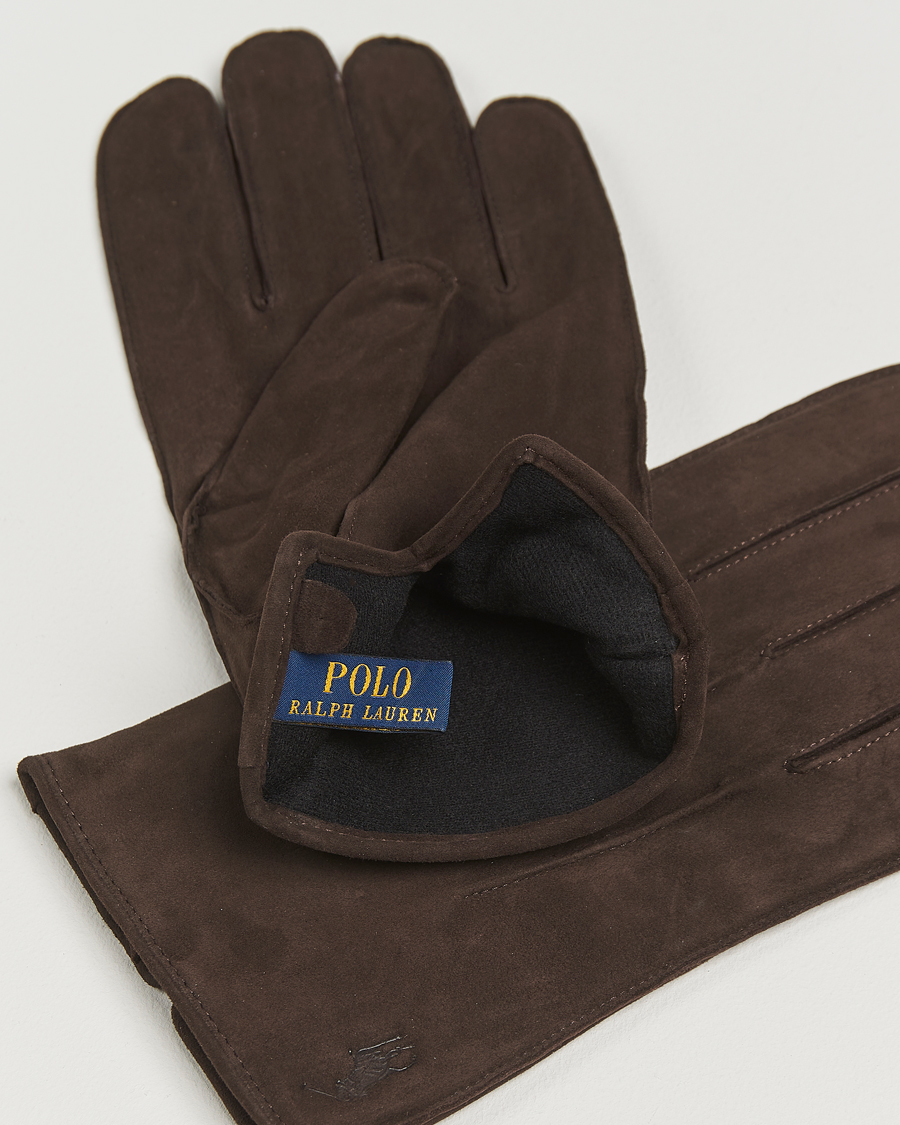 Herren | Handschuhe | Polo Ralph Lauren | Suede Gloves Dark Brown