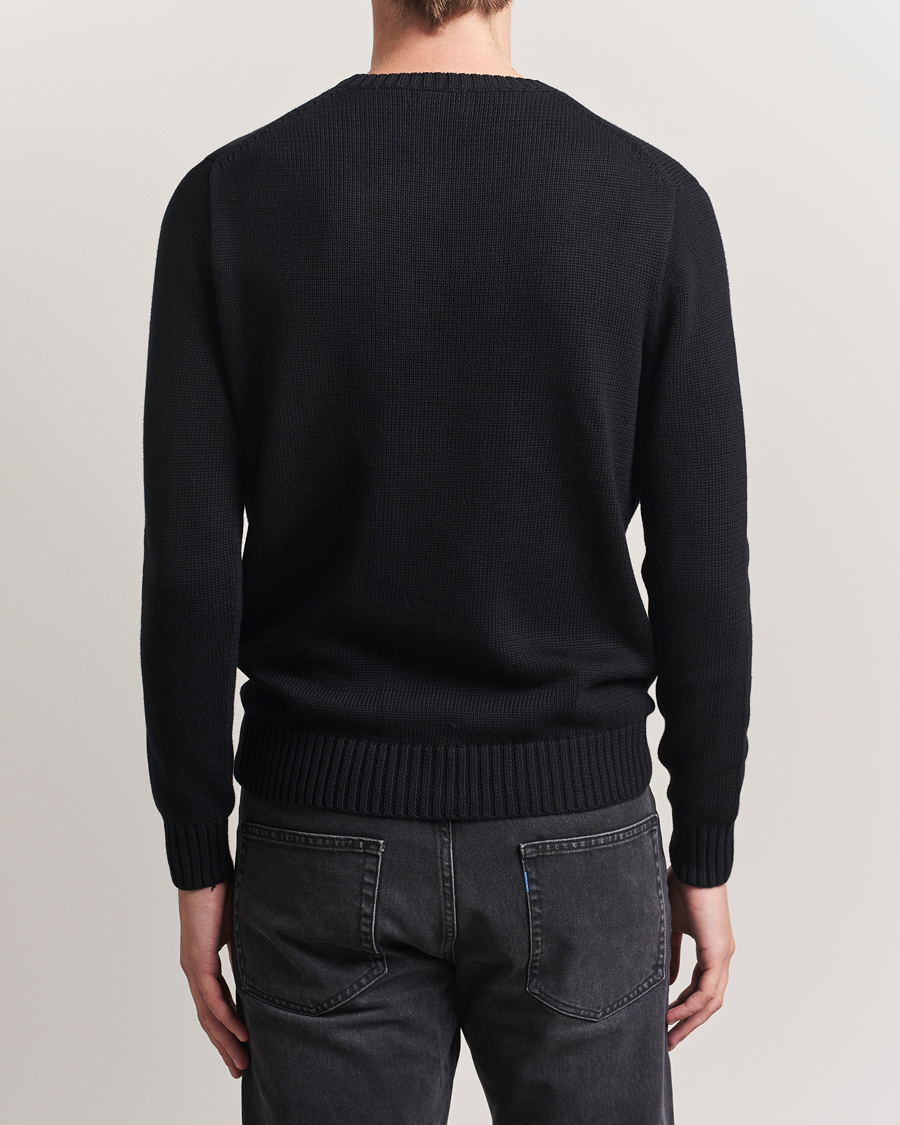 Herren | Pullover | Polo Ralph Lauren | Cotton Crew Neck Sweater Polo Black