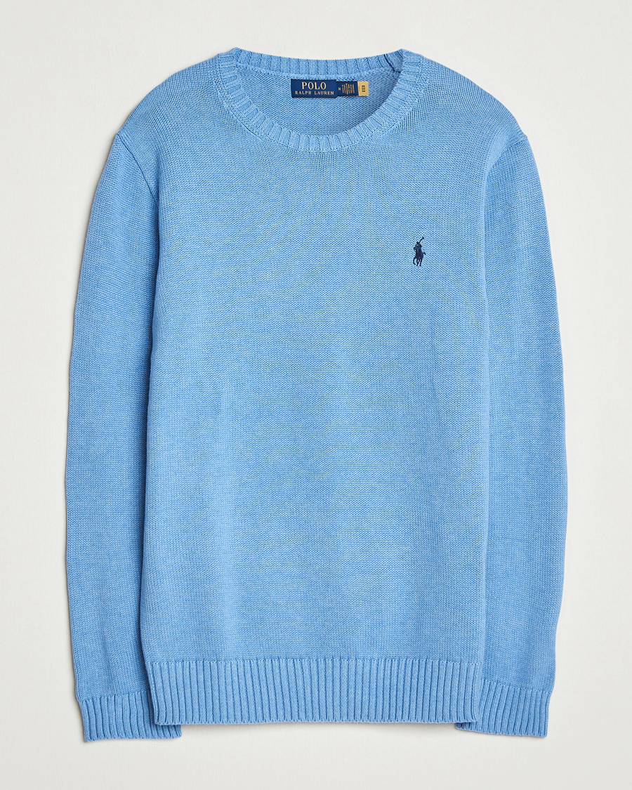 Herren | Pullover | Polo Ralph Lauren | Cotton Crew Neck Sweater Soft Royal Heather