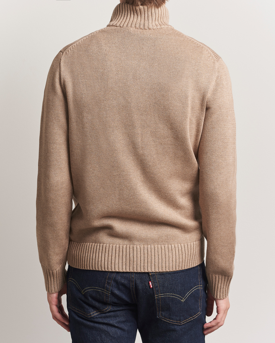 Herren | Pullover | Polo Ralph Lauren | Cotton Pullover Half-Zip Bronze Melange
