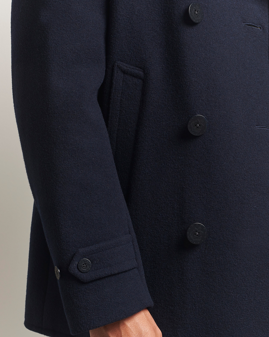Herren | Jacken | Polo Ralph Lauren | Lightweight Melton Peacoat Navy