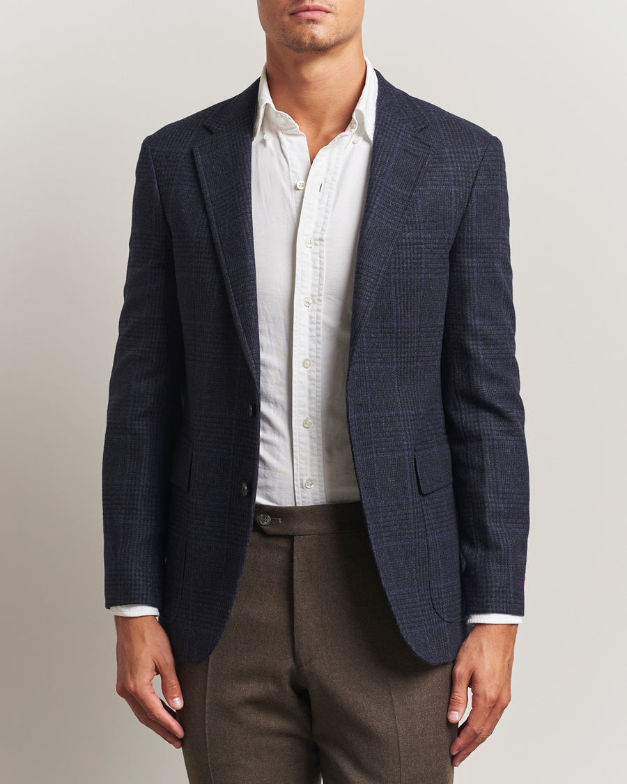 Herren | Sakkos | Polo Ralph Lauren | Single Breasted Glenplaid Sportcoat Navy Multi