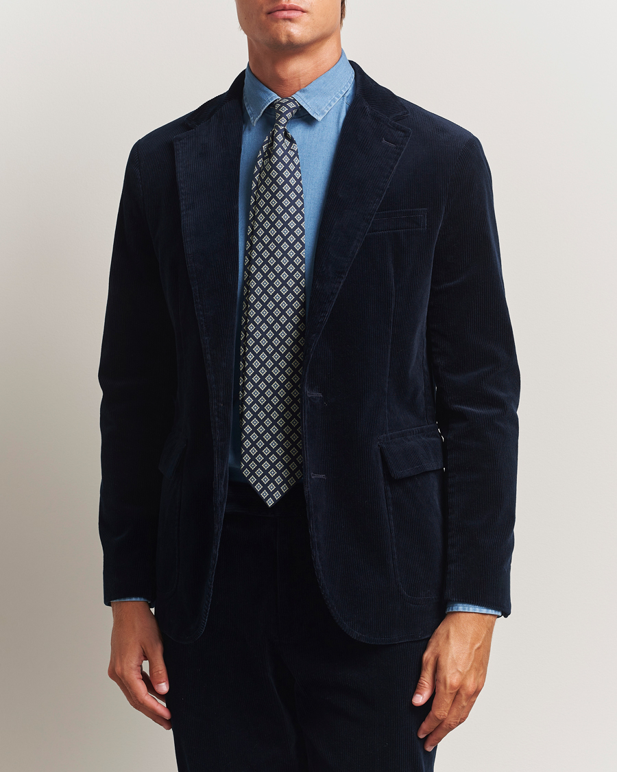 Herren | Sakkos | Polo Ralph Lauren | Single Breasted Corduroy Sportcoat Navy