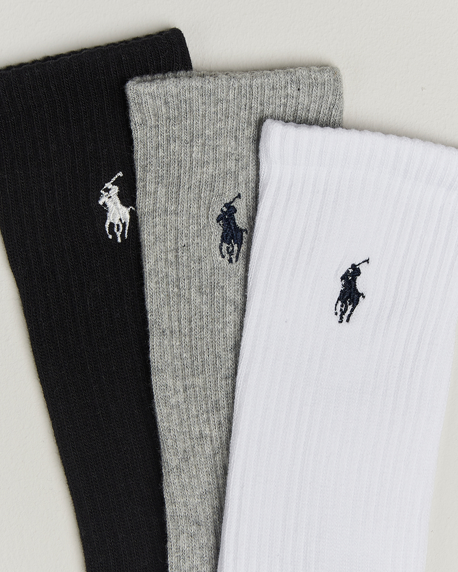 Herren | Unterwäsche | Polo Ralph Lauren | 6-Pack Crew Sock Grey Assorted