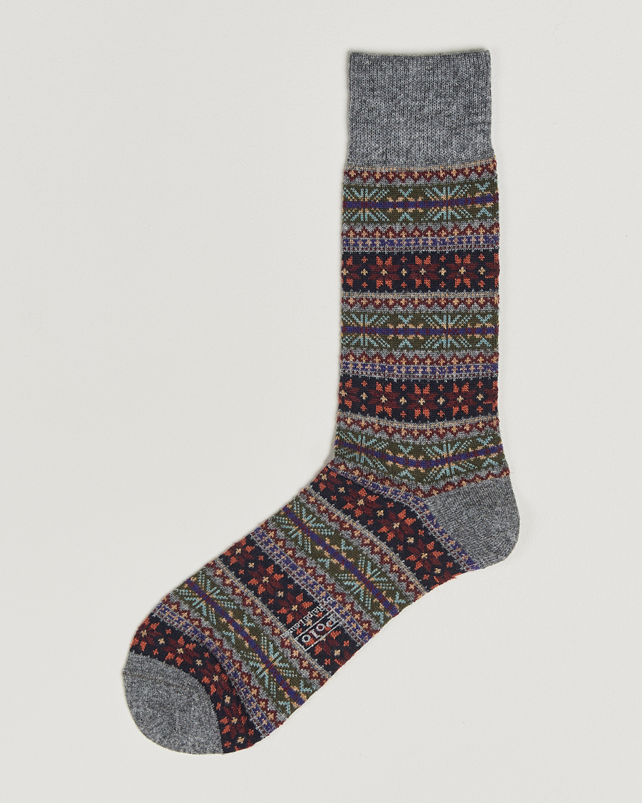 Herren | Unterwäsche | Polo Ralph Lauren | Fair Isle Sock Medium Grey Heather