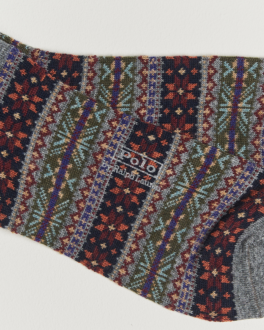 Herren | Unterwäsche | Polo Ralph Lauren | Fair Isle Sock Medium Grey Heather