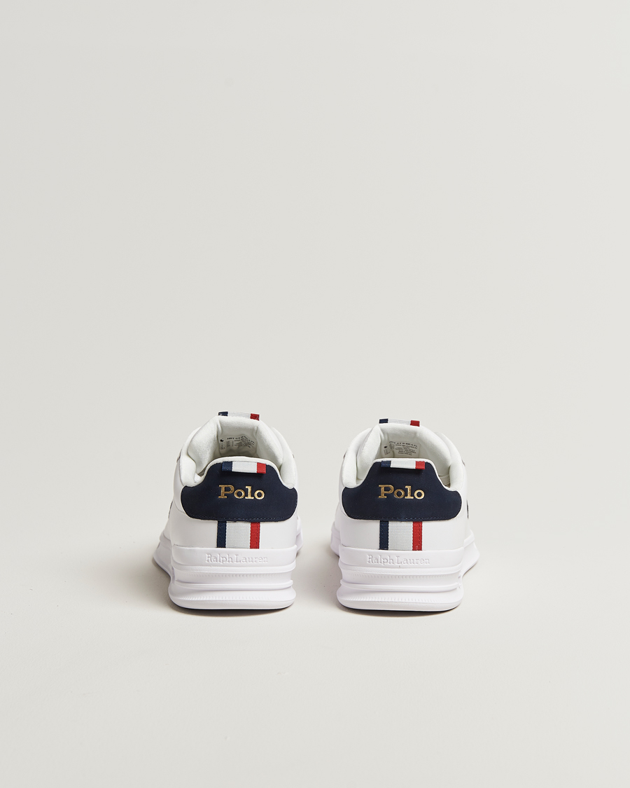 Herren | Sneaker | Polo Ralph Lauren | Heritage Court Sneakers White/Navy/Red