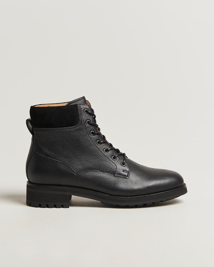 Herren | Boots | Polo Ralph Lauren | Bryson Mid Boot Black Calf