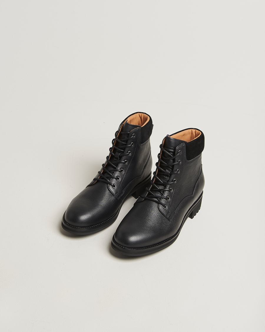Herren | Boots | Polo Ralph Lauren | Bryson Mid Boot Black Calf