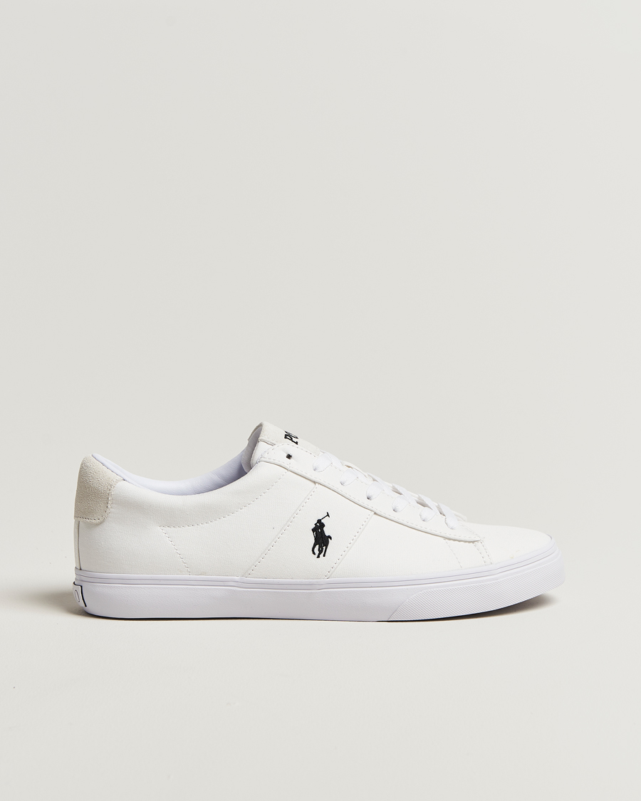 Herren | Sneaker | Polo Ralph Lauren | Sayer Canvas Sneakers White/Black