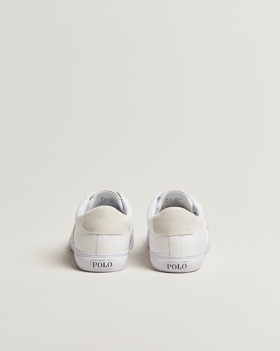Herren | Sneaker | Polo Ralph Lauren | Sayer Canvas Sneakers White/Black