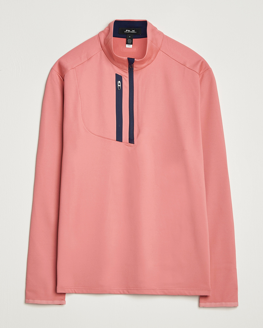 Herren | Pullover | RLX Ralph Lauren | Luxury Jersey Half Zip Desert Rose