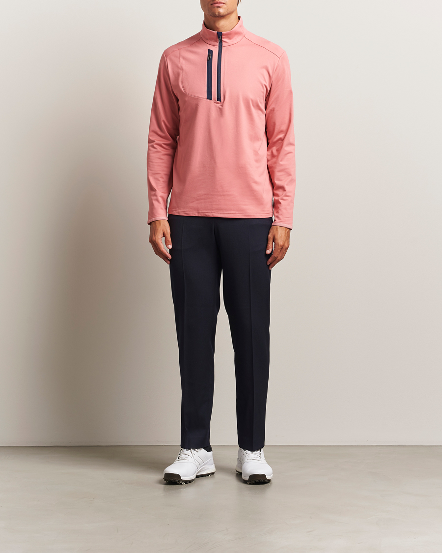 Herren | Pullover | RLX Ralph Lauren | Luxury Jersey Half Zip Desert Rose